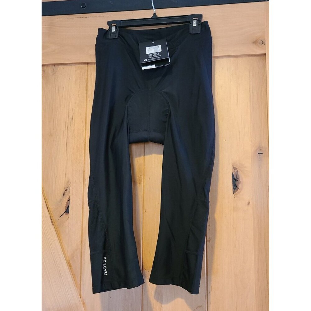 New! Dare 2b Women Size 4 Worldly Gel Lightweight Capri Crop Cycling Leggings